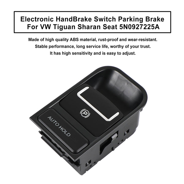 Elektronisk parkeringsbrems håndbremsbryter for VW Tiguan Sharan Alhambra 5N0927225A