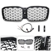 2022-2025 BMW X3 G01 X4 G02 Diamond Burumper Grille renale CHORME GENERIC