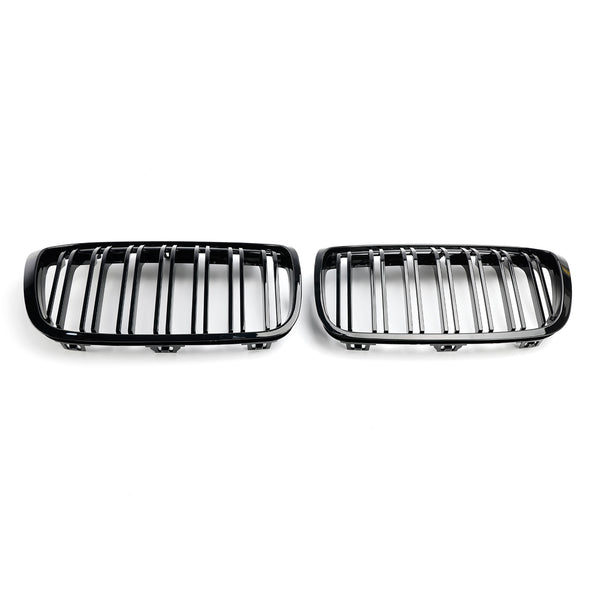 2018-2021 BMW 2 Series F45 F46 2PCS Gloss Black Front Kidney Grill Grille