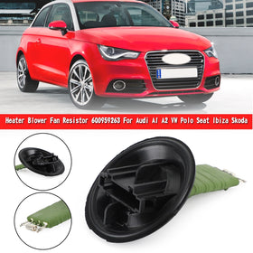 2011/1-On Audi A1 8XA Benzine: 1.2 1.4 CAVG CAXA CBZA CNVA CPTA Verwarmingsventilator Weerstand 6Q0959263 Generiek