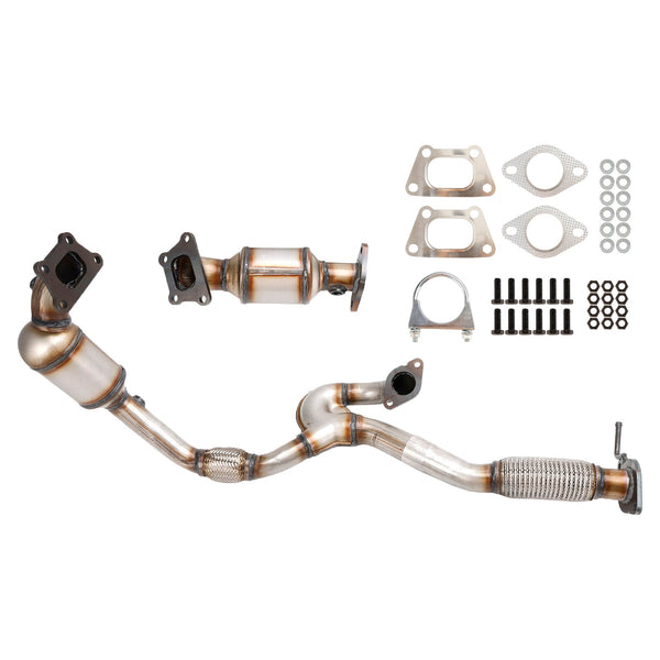 Cadillac SRX 3.0L 2010-2011 Front & Rear Catalytic Converter & Flex Pipe 10H41324 10H41323