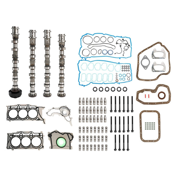 2011-2014 Dodge Avenger 3.6L V6 Camshafts Rockers Lifters Gaskets Kit 5184380AG 5184378AG