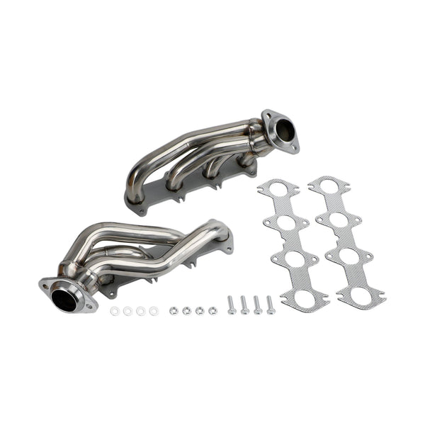 Ford F150 2004-2010 5.4 V8 rostfritt avgasgrenrör Shorty Headers Prestanda Generic