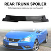 2008-2017 Seat Ibiza 6J 4 portas preto brilhante spoiler de asa traseira genérico