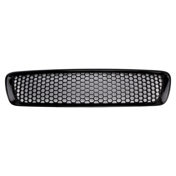 Gloss Black Front Bumper Honeycomb Grille Grill Fit Volvo S40 V50 2004-2007