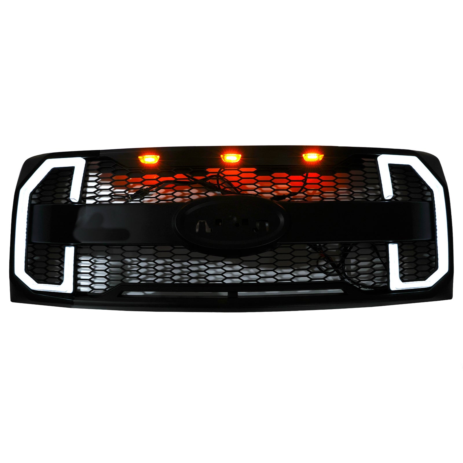 2009–2014 Ford F150 mattschwarzer Raptor-Stil Frontstoßstangengrill, generisch