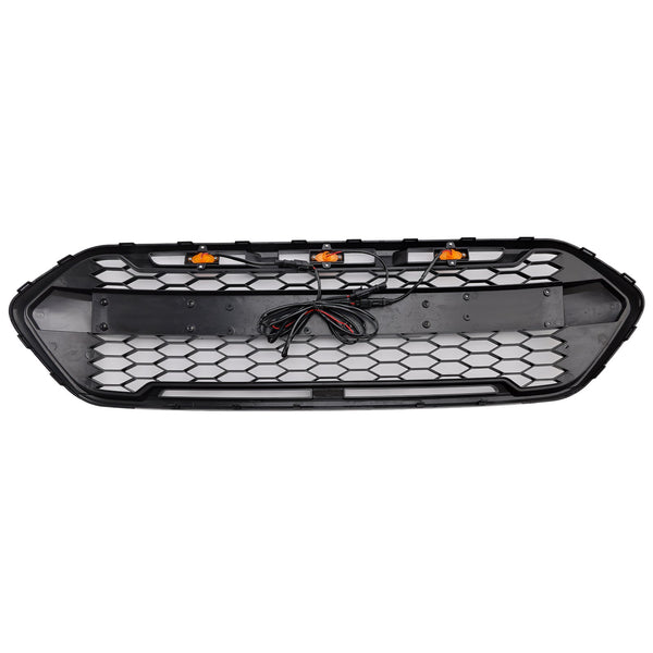 2018-2023 Ford Transit Custom Trail w/ 3led Raptor Style ne MSRT Custom Gloss Black Front Bumper Grille 2467234 Generic