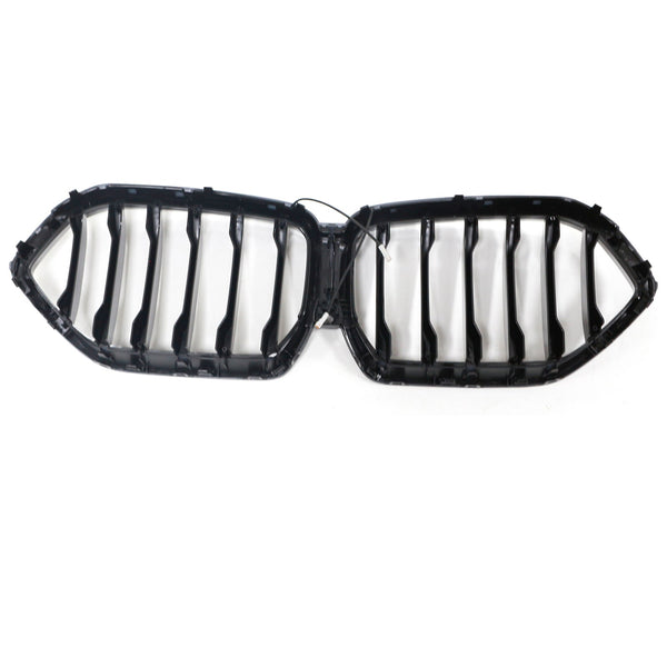 2023-2025 BMW X6 G06 M60I Černá mřížka předního nárazníku s GRILS W/CAREM