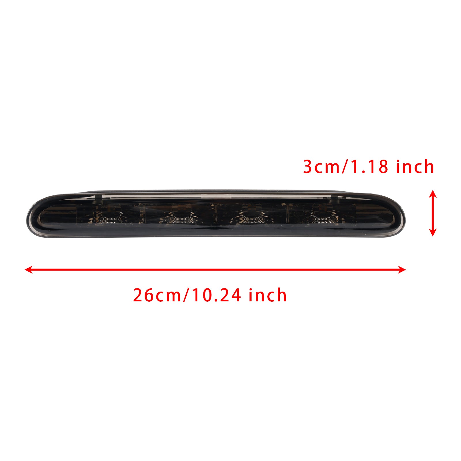 LED bremselys bak 9811325980 For Citroen Jumpy Peugeot Expert svart
