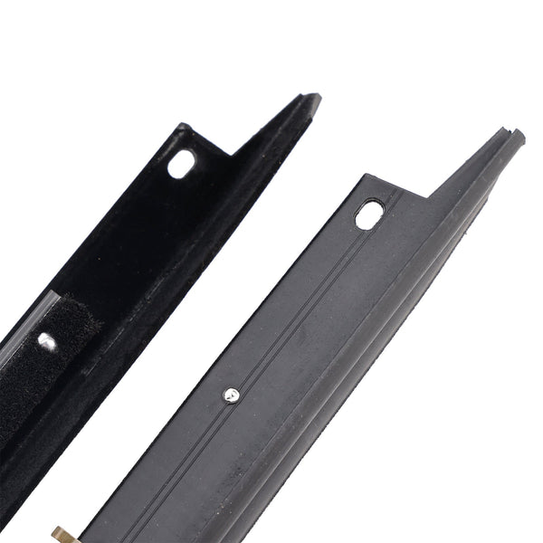 1984-1996 Chevrolet C4 Corvette Driver + Passenger Sides Door Panel Ytre Window Seals Midt-845680