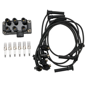 1997 Ford E-150 E-250 Econoline V6 4.2l Ignition Coil+6 Spark plug+6 Wire FD480 DG452 Generic