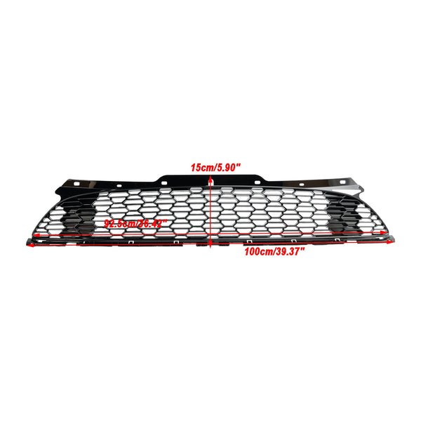 2009-2013 MINI R57 Cooper S JCW 2-Door Convertible Gloss Black Front Bumper Grill Grille