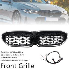 2019-2022 BMW 3-serie G20 Black Diamond Kidney Grille Grill 51138072085 Generisk