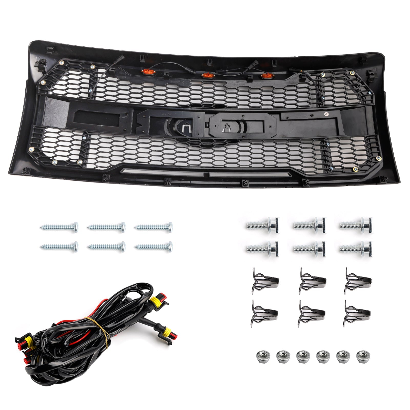 2009–2014 Ford F150 mattschwarzer Raptor-Stil Frontstoßstangengrill, generisch