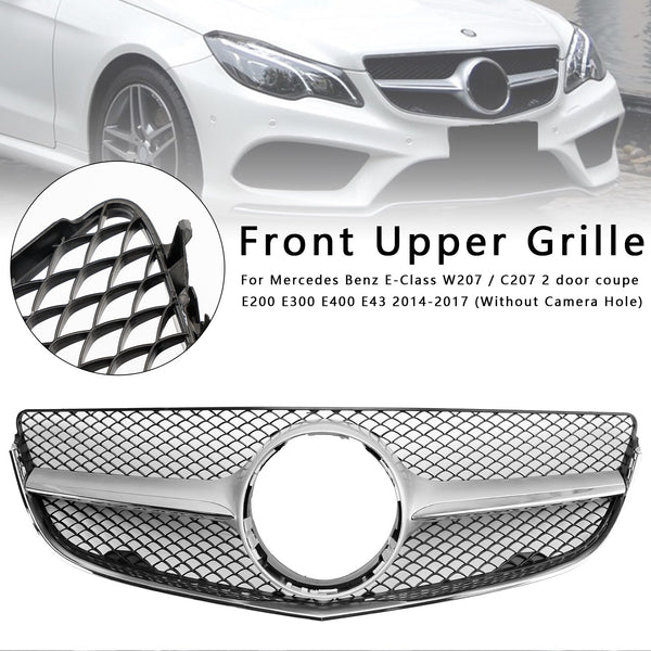 2014-2017 Mercedes Benz E-Class W207 Coupe Front Bumper Grill Grille Generic