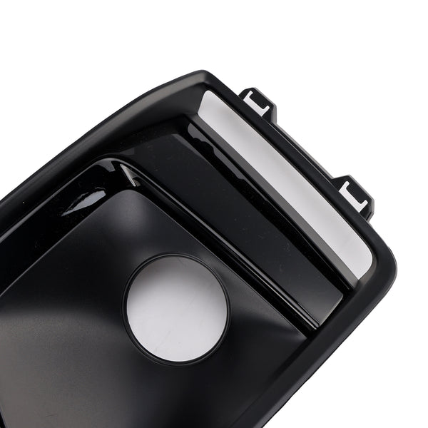 Schwarze Nebelscheinwerfer-Kühlergrill-Zierabdeckung, passend für Audi A4 B9 S-LINE S4 2018–2020