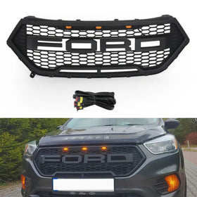 Ford Edge 15-18 Raptor Style Grille de pare-chocs avant supérieure noire Grill générique