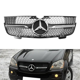 2010-2009 Mercedes Benz Classe GL X164 GL350 Chrome Diamants Grille de pare-chocs avant 1648880223 Générique