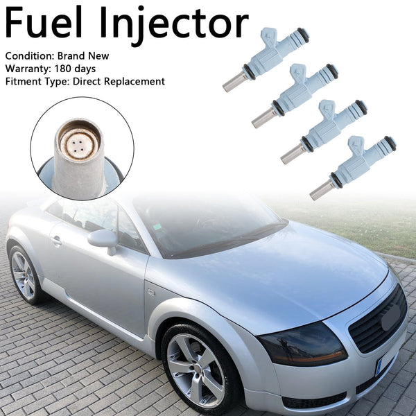 2000-2002 Audi TT Quattro 4PCS Fuel Injector 0280155892 0280155893