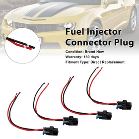 4PCS Fuel Injector Connector Plug Clip Pigtail Quick Disconnect Fit Buick