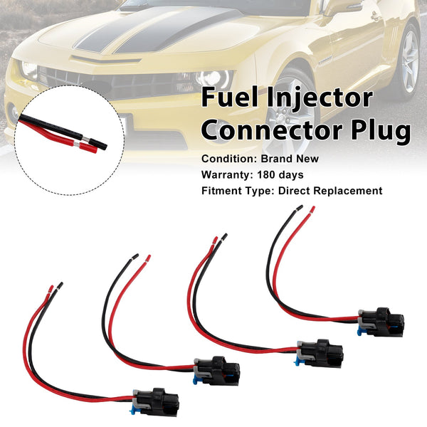 4PCS Fuel Injector Connector Plug Clip Pigtail Quick Disconnect Fit Buick