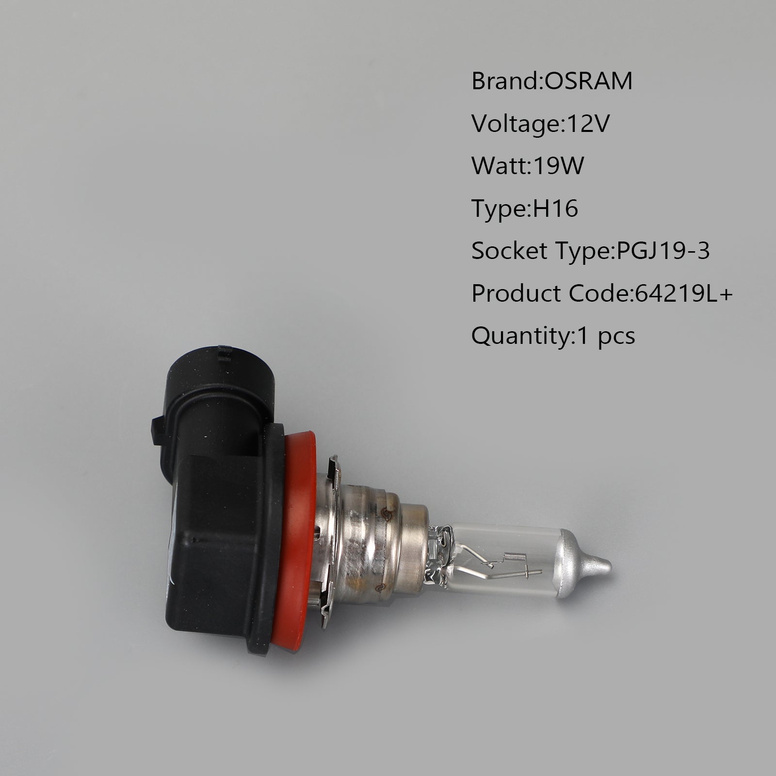 H16 für OSRAM Original Autoscheinwerferlampe PGJ19-3 12V19W 64219L+