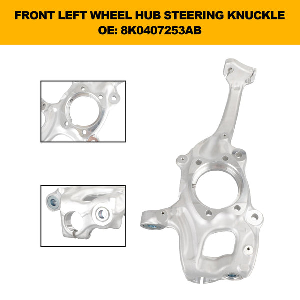 2011-2015 Audi A5 8T (Coupe, Cabriolet & Sportback) Models Models From Front Left Steering Knuckle Hub Bearing Carrier Arm 8K0407253Ab