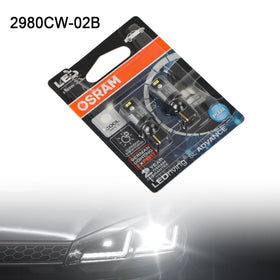 2PCS OSRAM 2980CW Car Auxiliary Bulbs LED W5W 12V1.5W W2.1x9.5d Generic