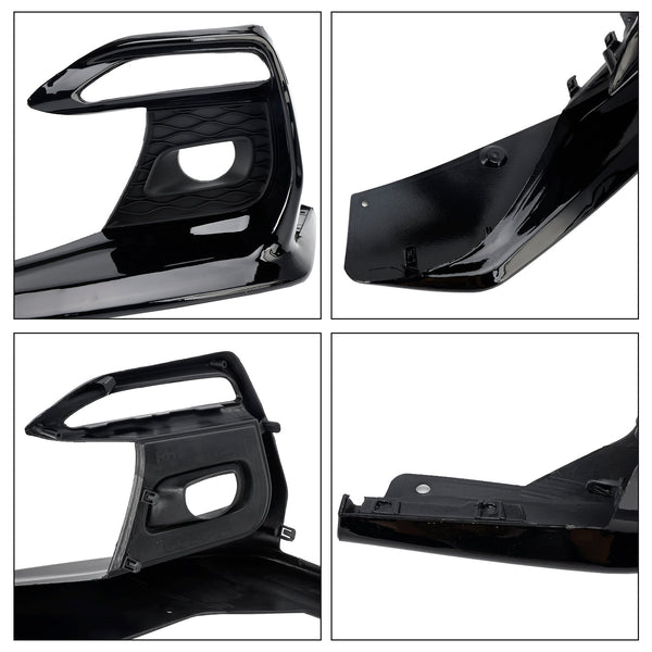 Bumper Fog Light Lamp Cover Black Grille Bezels For 2018-2020 Infiniti Q50 Sport