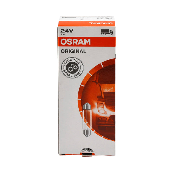 OSRAM 10PCS LETIBULNÍ ŽÁVA LAMPE C5W SV8.5 24V 3W 6421 Generic