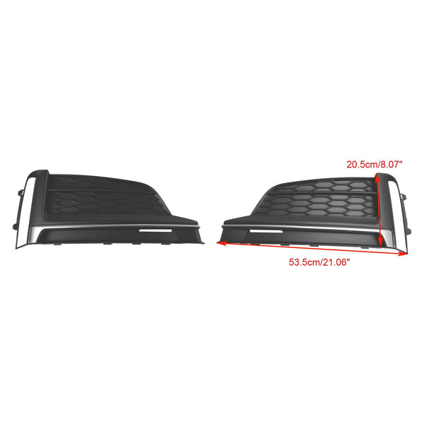 2018-2019 Audi A5 S-Line S5 2 stuks voorbumper mistlamp grille afdekking trim 8W6807682 FRU6 Generiek