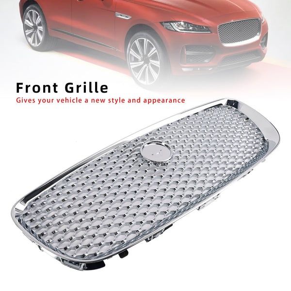 2016-2020 Jaguar F-Pace X761 Grille a griglia per paraurti anteriore cromata generica