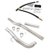 2011-2015 GMC Sierra 2500HD 3500HD 6.6L 6599CC Diesel Turbine Engine LML 4 Inch Exhaust Muffler Pipe & EGR Delete Kit