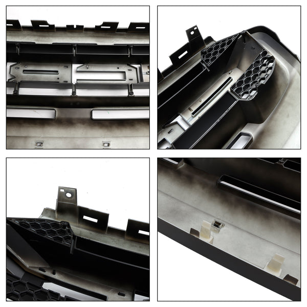 Mattschwarzer Frontstoßstangengrill im Ranger-Raptor-Stil, passend für Ford Ranger 2015–2019 T7