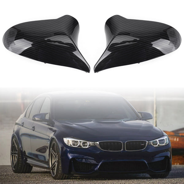 2016-2019 BMW F82 M4 Side Mirror Covers Rearview Housing Carbon Generic