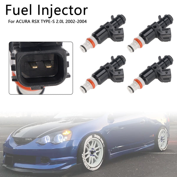 4PCS Fuel Injector 16450-PRB-A01 Fit Acura RSX TYPE-S 2.0L 2002-2004 842-12290