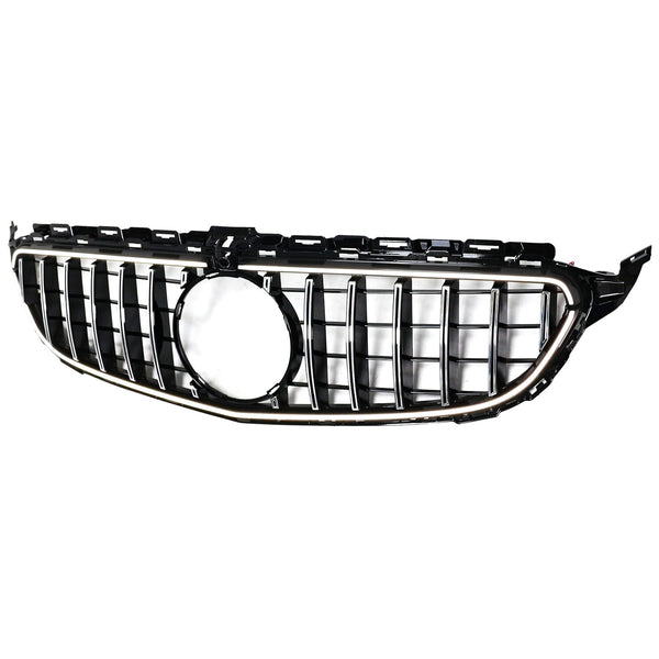 2015-2021 Mercedes-Benz C-Klasse W205 C200 C250 C300 C350 Forkromet forkofangergrill med LED Generisk