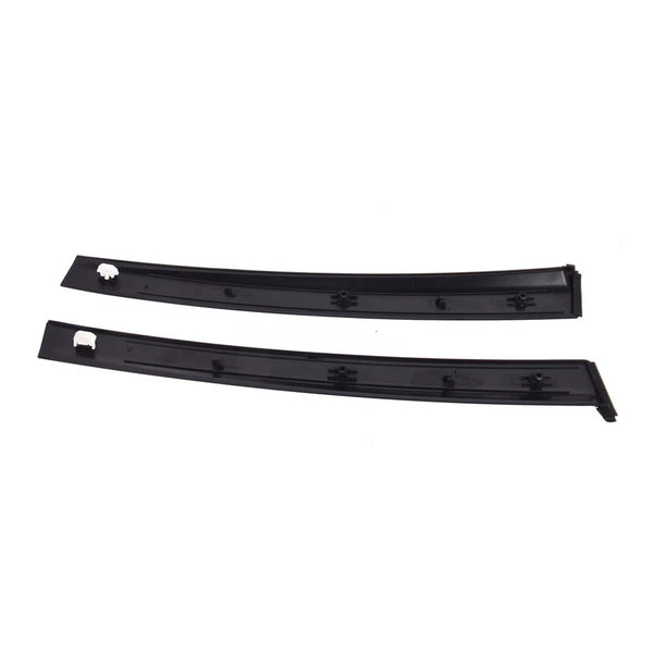 Left&Right Door Garnish Trim Pillar Sash Set SLJ-1173A-BK For Honda Civic 92-95