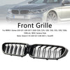 2017-2020 BMW 5-serie G30 G31 dobbel lamell foran nyregriller blank svart Generisk