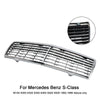 1992-1998 Benz S-Class W140 S300 S320 S350 S400 S420 S500 4 portas Chrome Front Bumper Grill Genérico