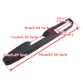 2010-2014 Chevrolet Suburban 1500 Tahoe Front vänster dörr armstöd reparationssats svart 27 tum 80994 20920362