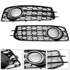 2009-2012 Audi A3 8P S-Line Honeycomb Front Bumper Fog Light Grille Cover 8P0807682