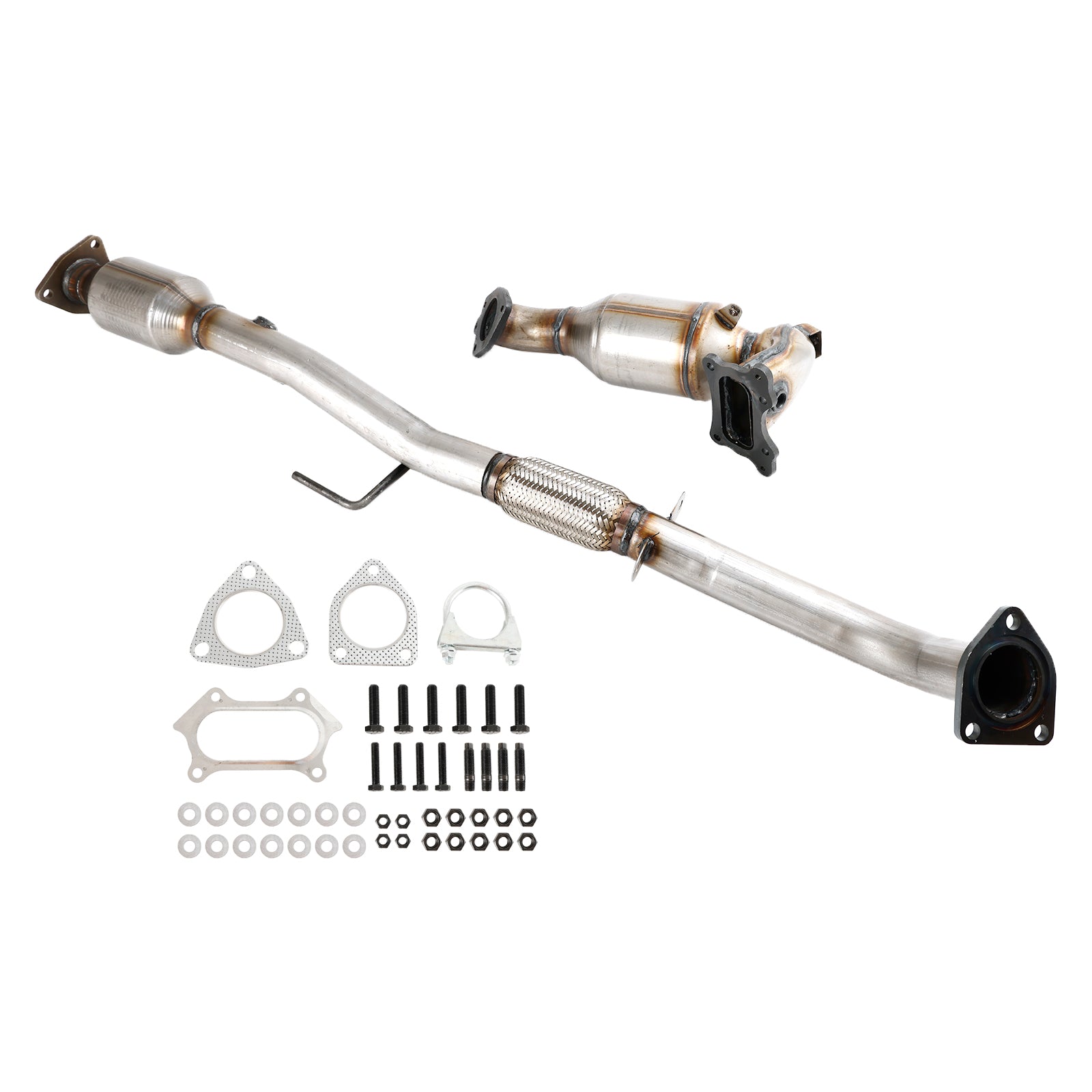 2013-2017 Honda Accord 2,4L frontmanifold & katalytisk omformer bak