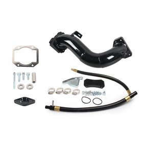 2011-2015 GMC Chevy 6.6L LML Duramax EGR Kit de eliminación y tubo de codo de admisión de alto flujo Fedex Express genérico