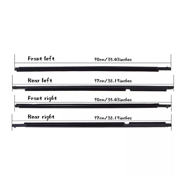4Pcs Weatherstrip Window Moulding Trim Seal Belt For Toyota Highlander 2008-2010Auto & Motorrad: Teile, Auto-Ersatz- & -Reparaturteile, Karosserieteile!