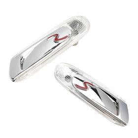 2014-2021 MINI F55 F56 F57 S Pair Side Marker Lamp Turn Signal Light Housing 63137298351 63137298352 Generic