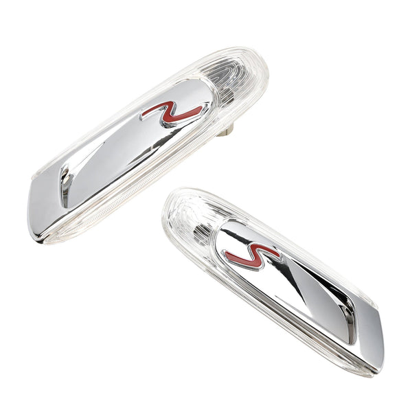 2014-2021 MINI F55 F56 F57 S PAIR SIDE MARKER LAMP TURN SIGNAL Light Housing 63137298351 63137298352 Generisk