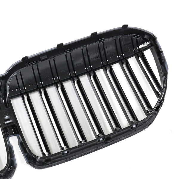 2019-2022 BMW 7 Série G11 G12 Dvojitá slabora Gloss Black Front Grill Grille Generic