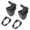 2006-2010 Jeep Commander 2Pcs Windscreen Wiper Washer Nozzle Jet Spray 55157319AA 68260443AA