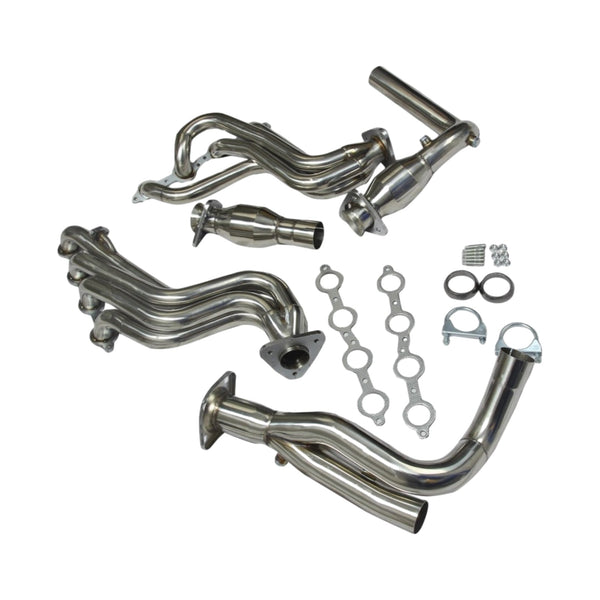 2000-2004 Chevy Tahoe Stainless Manifold Header Exhaust GMT800 V8 Engine W/Y-Pipe